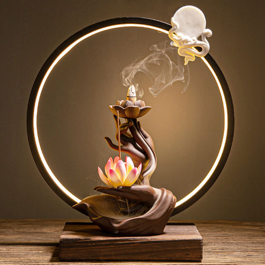 Encensoir bouddha LED
